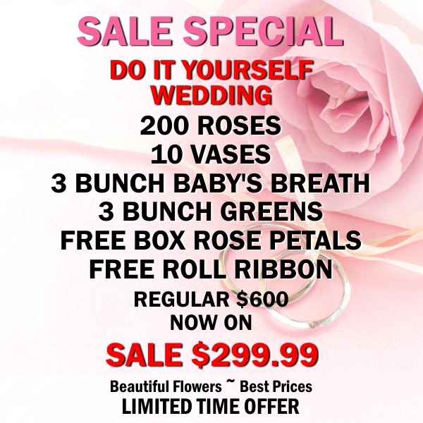 discount wedding florist oc