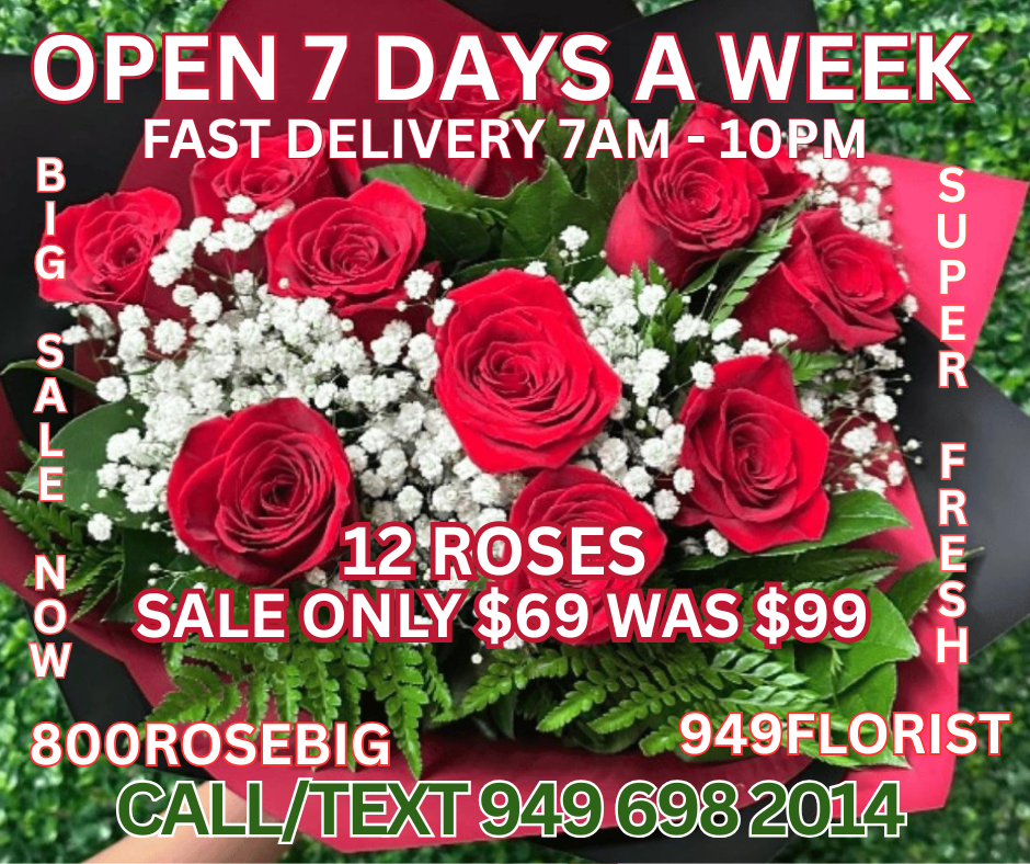12 roses sales 800rosebig newport beach florist