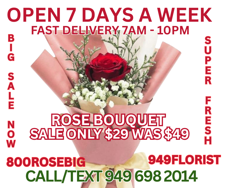ROSE BOUQUET 800ROSEBIG NEWPORT BEACH FLORIST FLOWER SALE