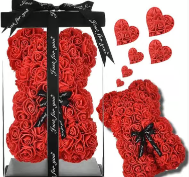 red rose bear 800rosebig gift
